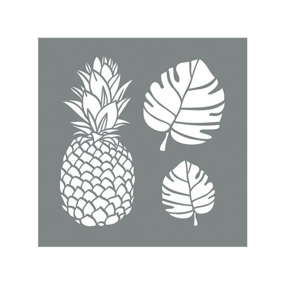 Pochoir tropical - 2 plaques