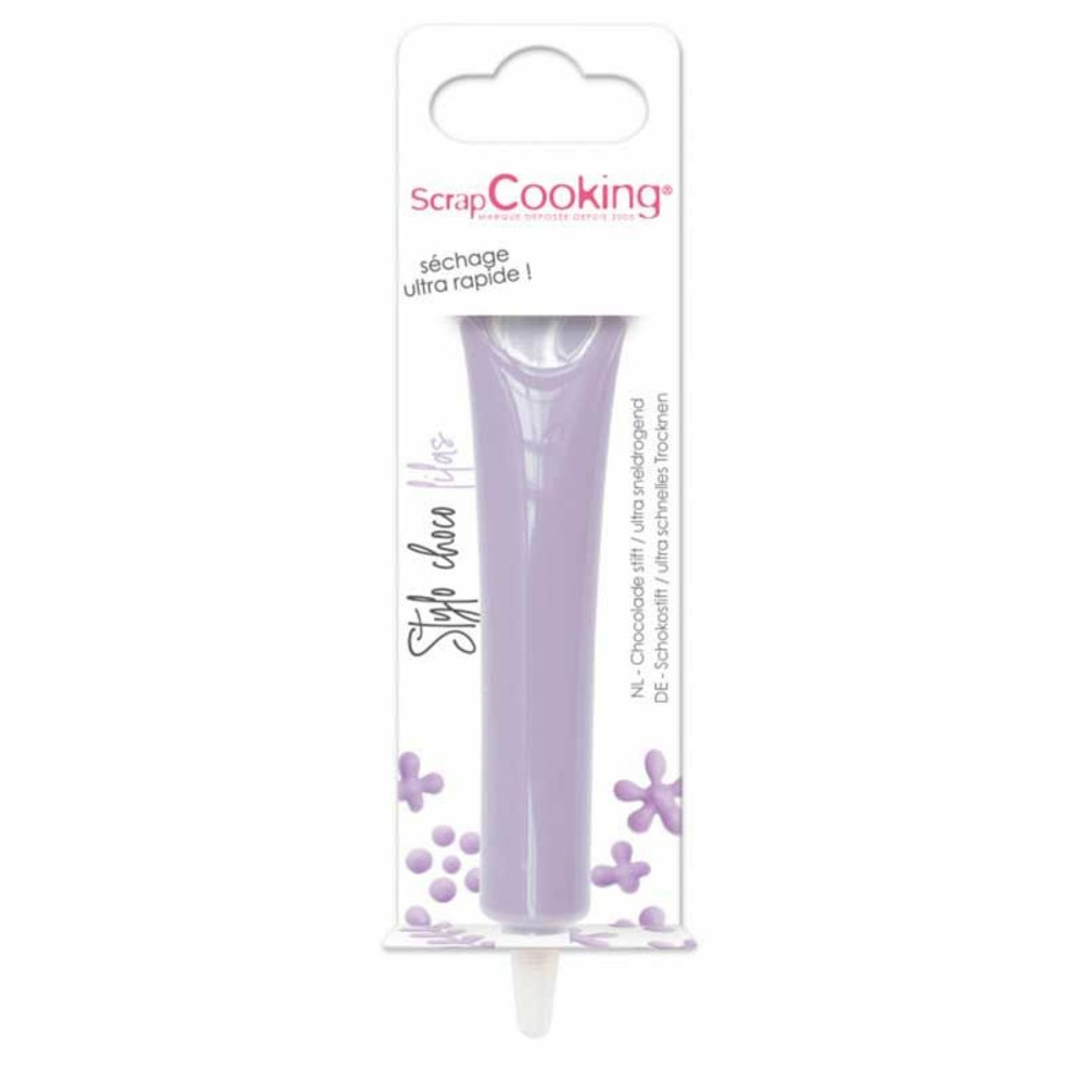 Stylo au chocolat lilas 25 g