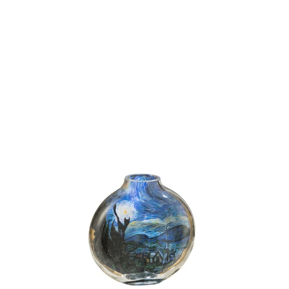 Vase les chartistes en céramique multicolore 14.5x4x15 cm