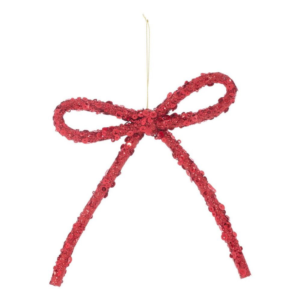 Sdn plf noeud red/gold 17cm