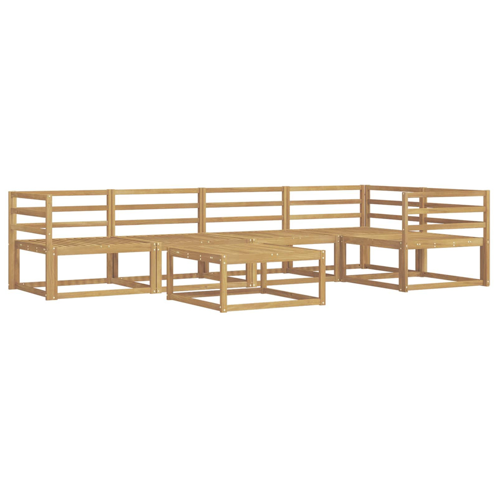 Ensemble de canapés d'extérieur 6 pcs blanc 79 x 79 x 37 cm