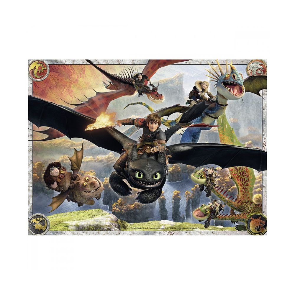 Puzzle xxl 150p dragons en vol