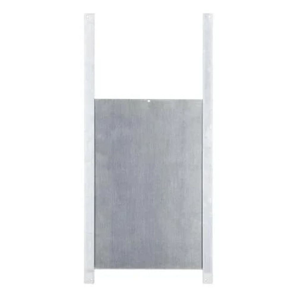Porte coulissante pour poulailler 43 x 40 cm, aluminium, kit de montage complet