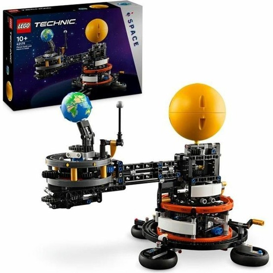 Lego technic la planète terre et la lune en orbite
