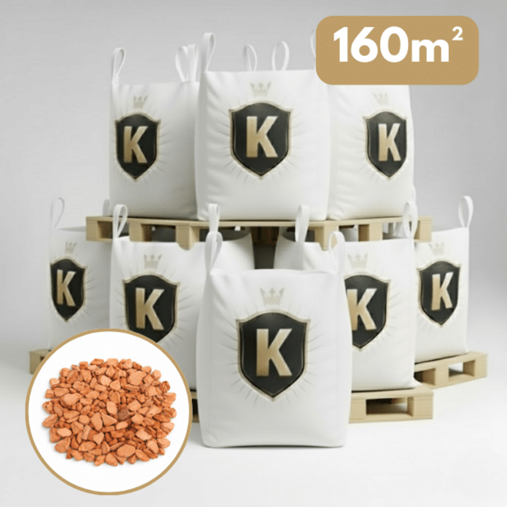 Gravier décoratif orange taronja 14/20 mm – pack 8 big bag +/- 1,5t – 160 m²