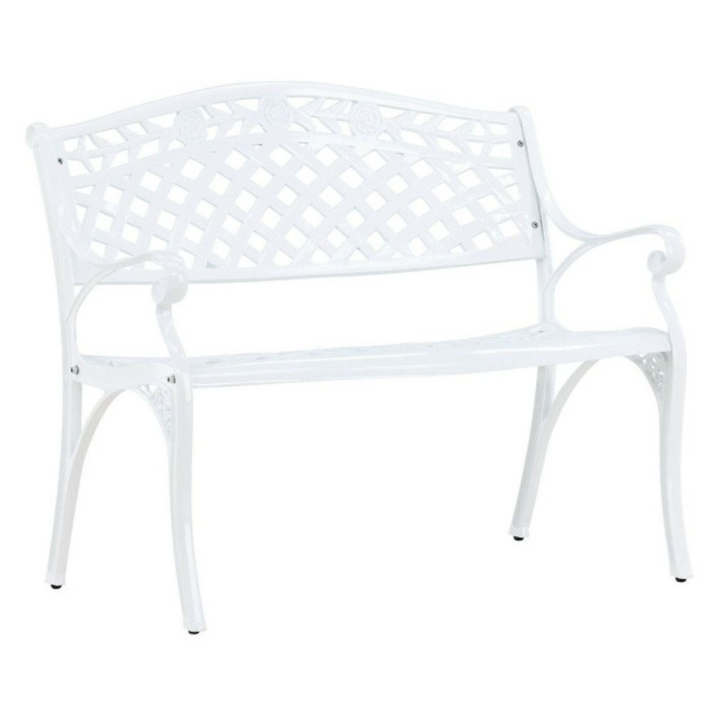 Banc de jardin design mafra 100cm blanc