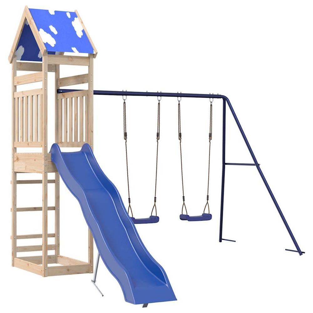 Aire de jeux d'extérieur bois de pin massif