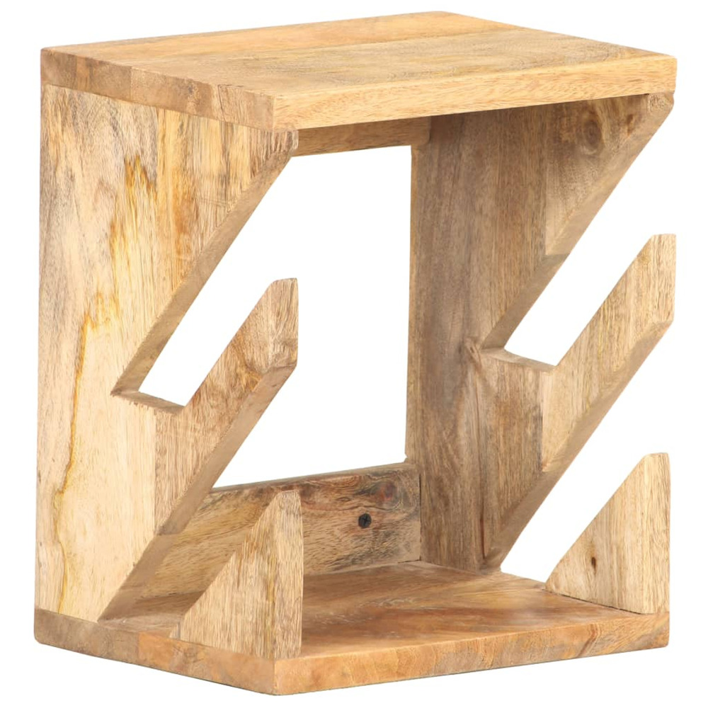 Support mural de planche à roulettes 25x20x30 cm bois manguier