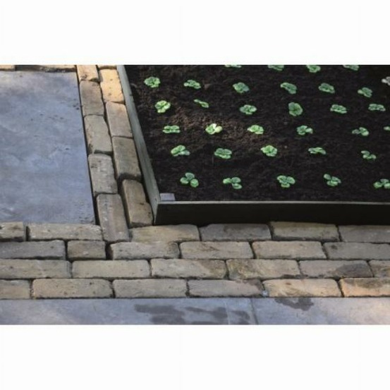 Bordure de jardin en latte borderfix -14cm x 2m, épaisseur 10mm