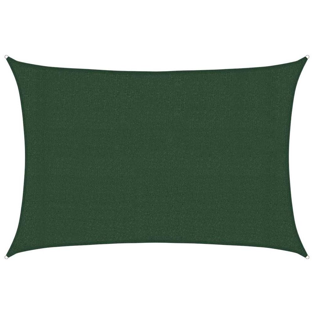 Voile d'ombrage 160 g/m² vert foncé 3x5 m pehd