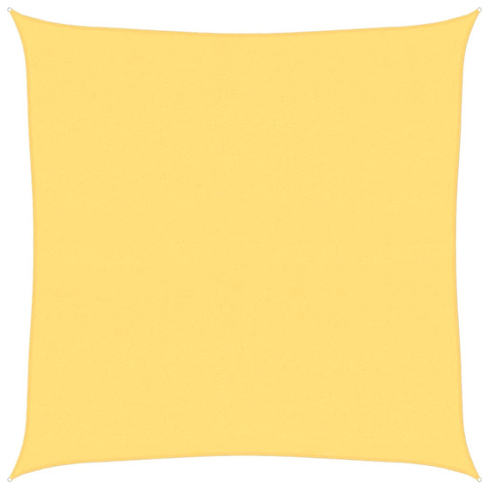 Voile d'ombrage 160 g/m² beige 6x6 m pehd