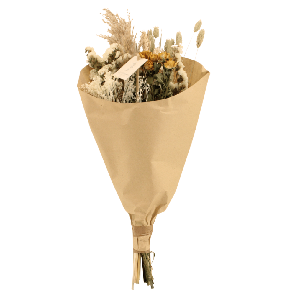 Fleurs sèches bouquet de campagne naturel - h50 cm - ø20 cm