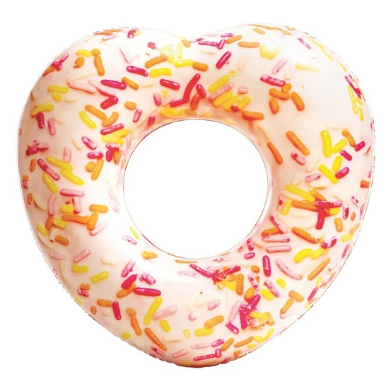 Bouée tube cœur donut