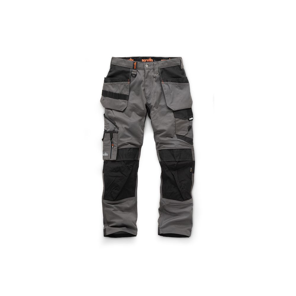 1 pantalon trade graphite avec poches-étuis - taille 46 r - scruffs