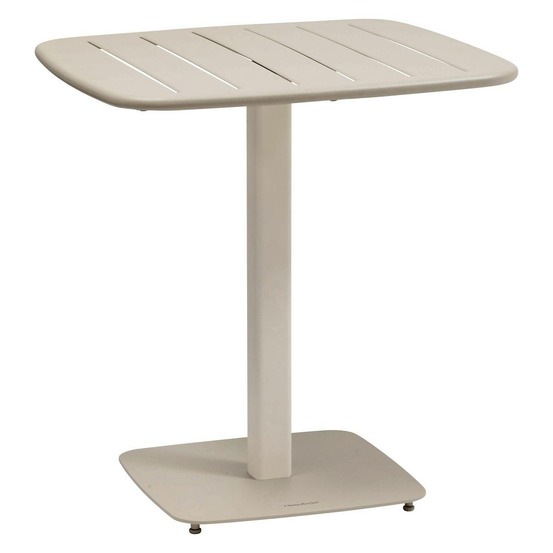 Table de jardin 2 places alegoria 70x70cm argile