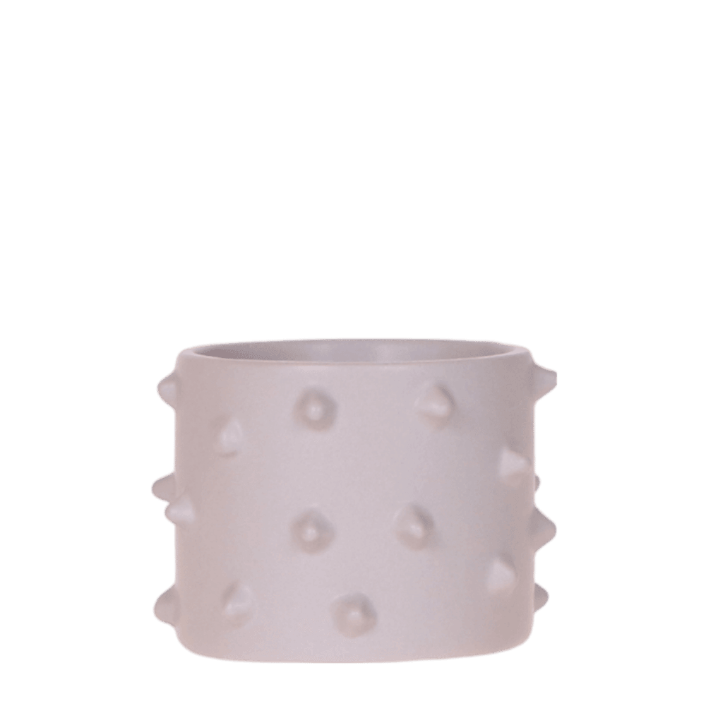 Cache-pot spike gris - ø6 cm