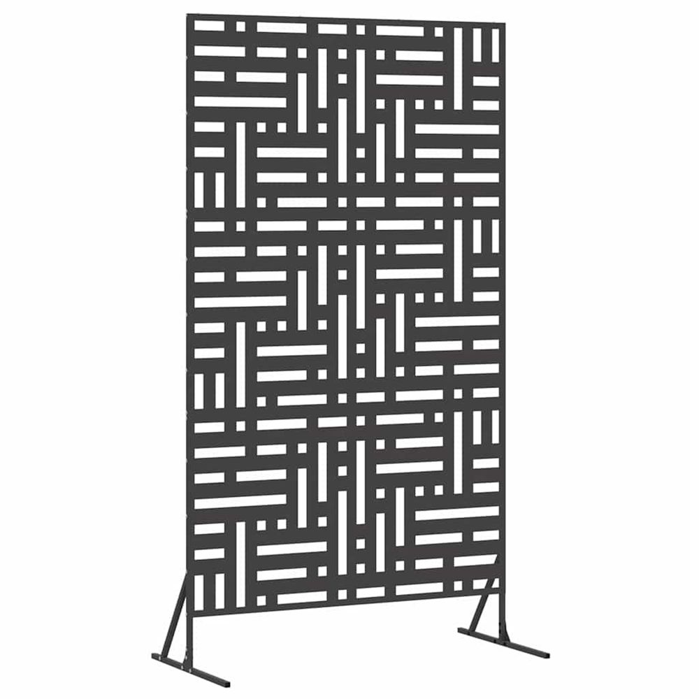 Écran de confidentialité 100 x 50 x 180 cm acier noir