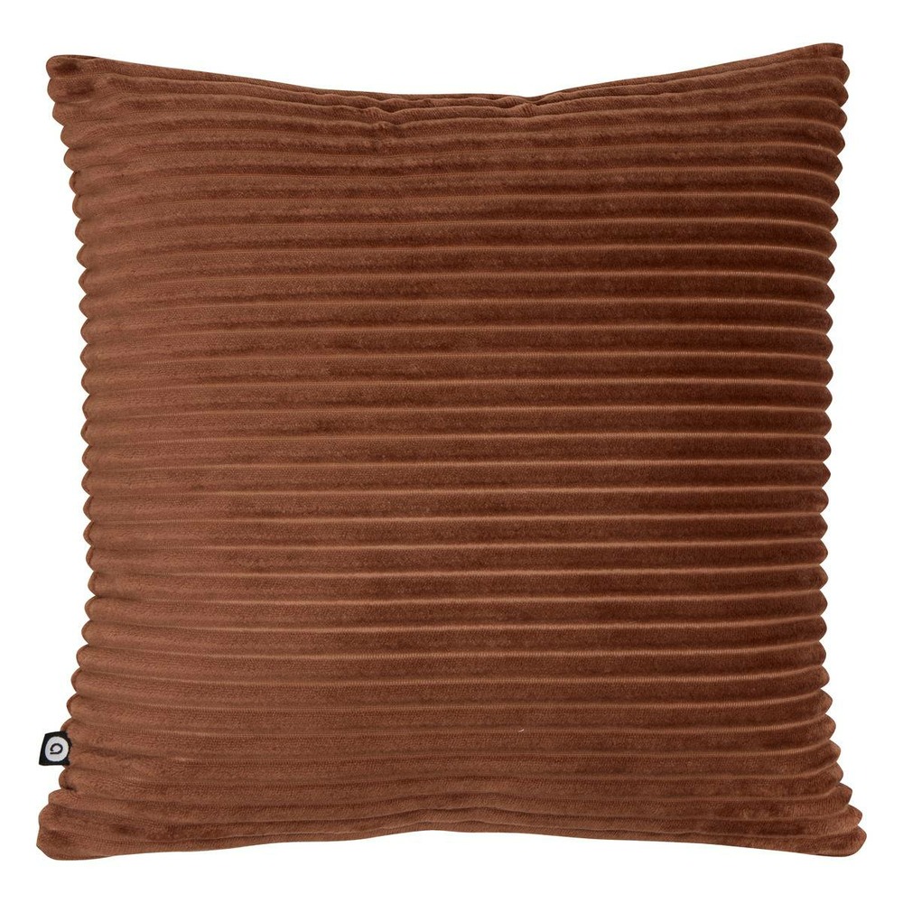 Coussin arum marron tonka 38x38cm