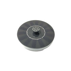 Fontaine extérieure ronde en résine alimentation solaire fontaine + batterie + é