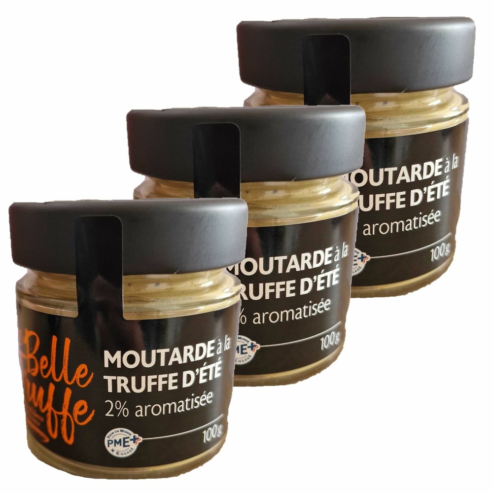 Moutarde à la truffe d'été 2% - la belle truffe