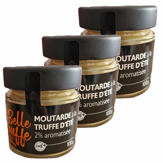 Moutarde à la truffe d'été 2% - la belle truffe