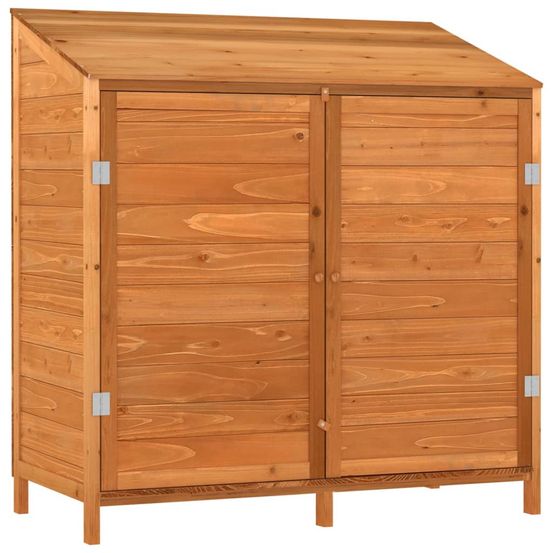 Remise de jardin marron 102x52x112 cm bois de sapin solide