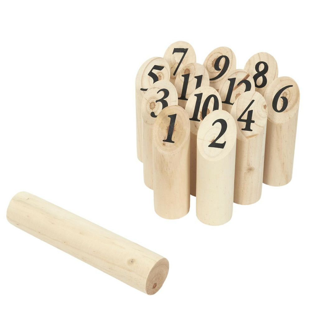 Jeu de quilles en bois 