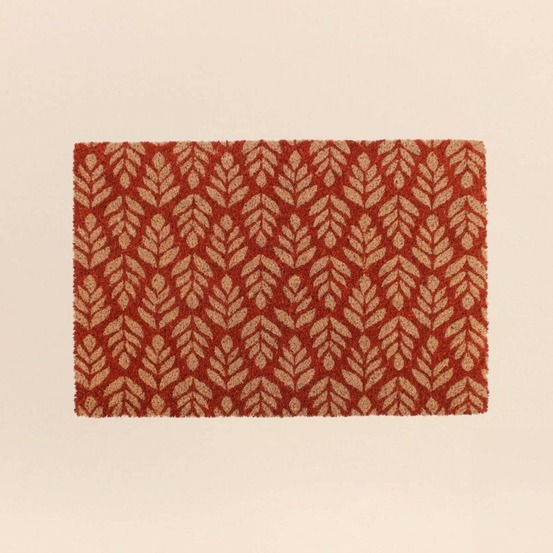 Paillasson coco imprimé zig zags 40x60cm