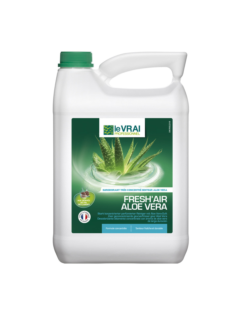 Surodorant concentré fresh'air aloé vera 5l - le vrai