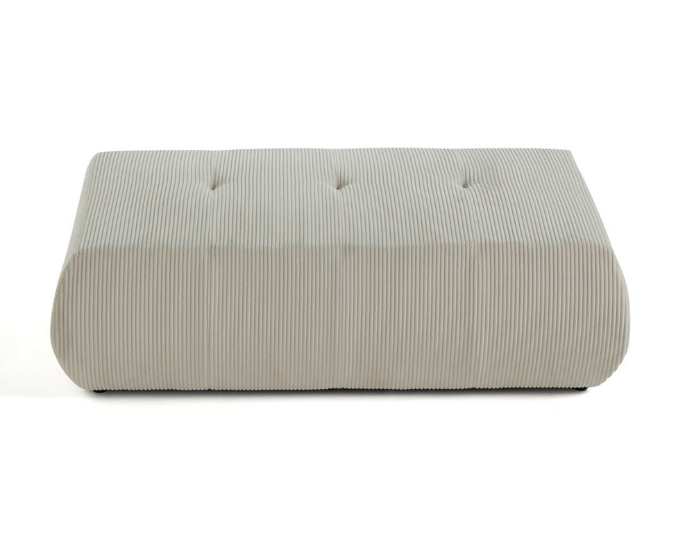 Onyx - pouf d'appoint - en velours côtelé