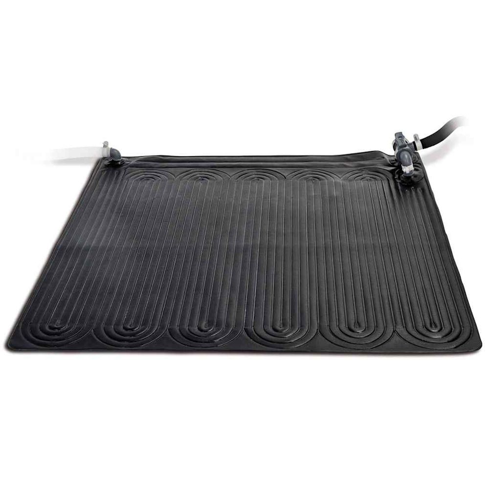 Tapis solaire chauffant pvc 1,2x1,2 m noir 28685
