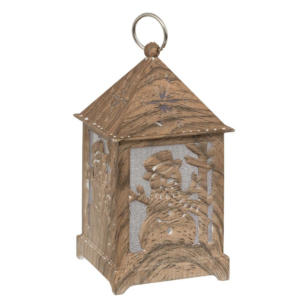 Décoration chalet 1 led blanc chaud à piles