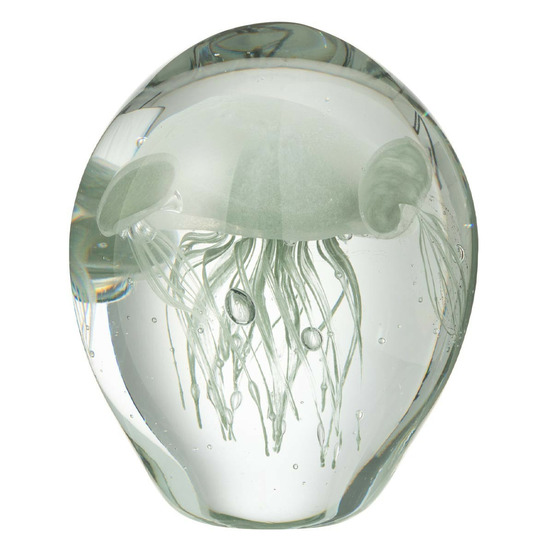 Presse-papier en verre méduses