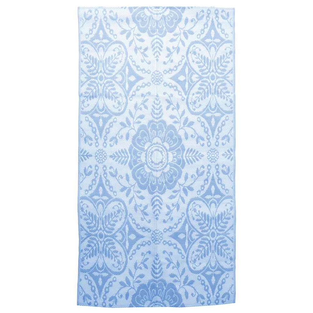 Tapis d'extérieur arakil bleu azuré 120x180 cm pp