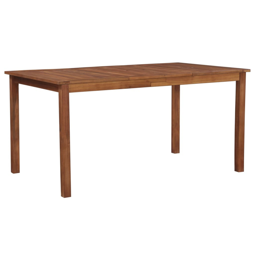 Table de jardin 150x90x74 cm bois d'acacia massif
