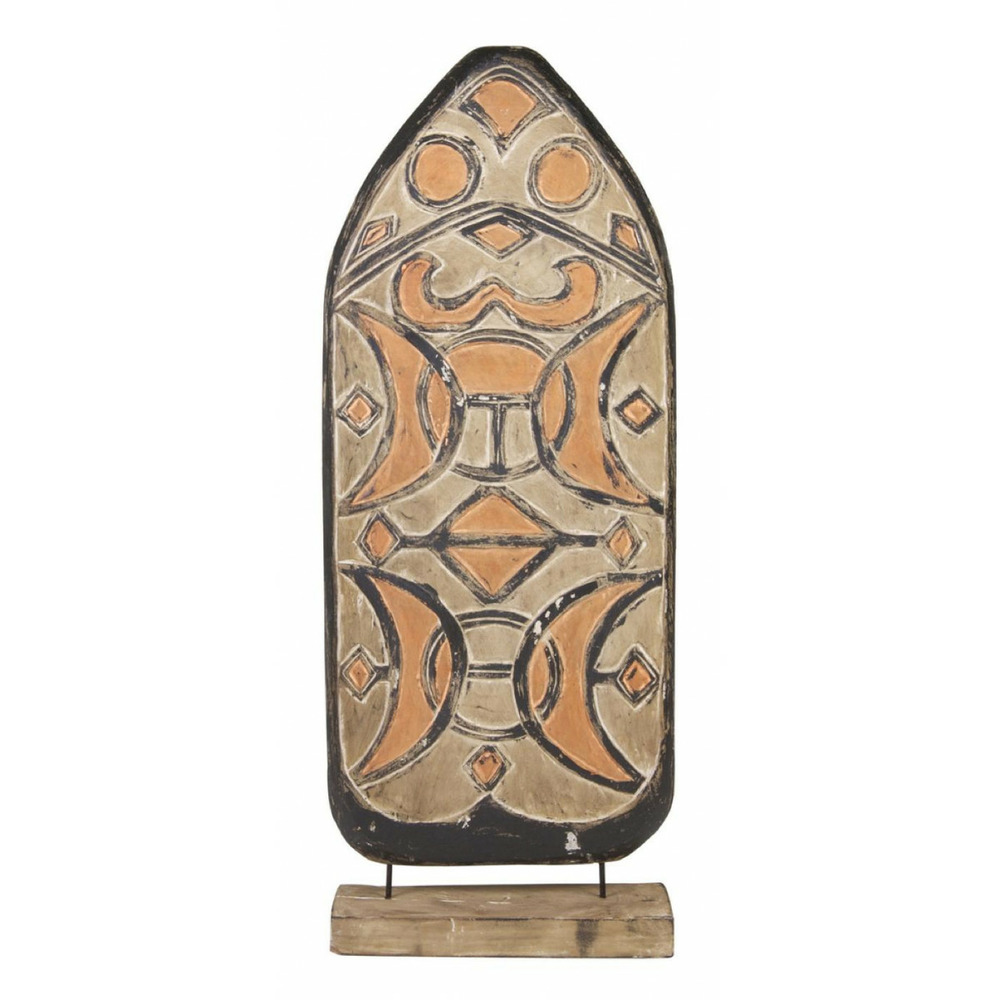 Sculpture bois marron - décoration d'autrefois