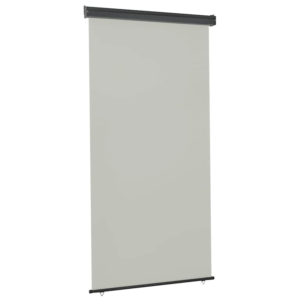 Auvent latéral de balcon 125x250 cm gris