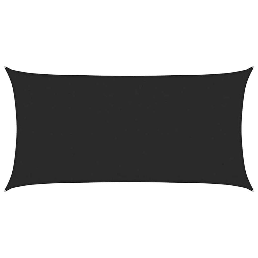 Voile d'ombrage 160 g/m² noir 3x6 m pehd