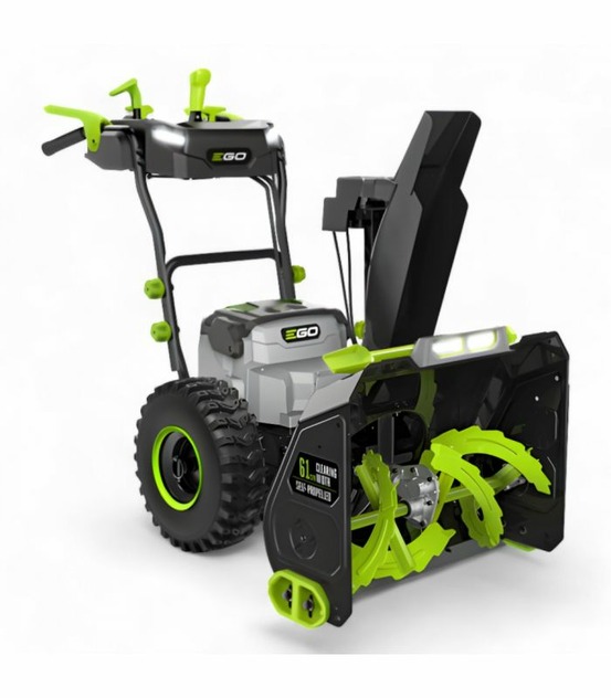 Déneigeuse électrique à batterie 56v, largeur 61 cm, 2 batteries 56v 10 ah - ego snt2400e