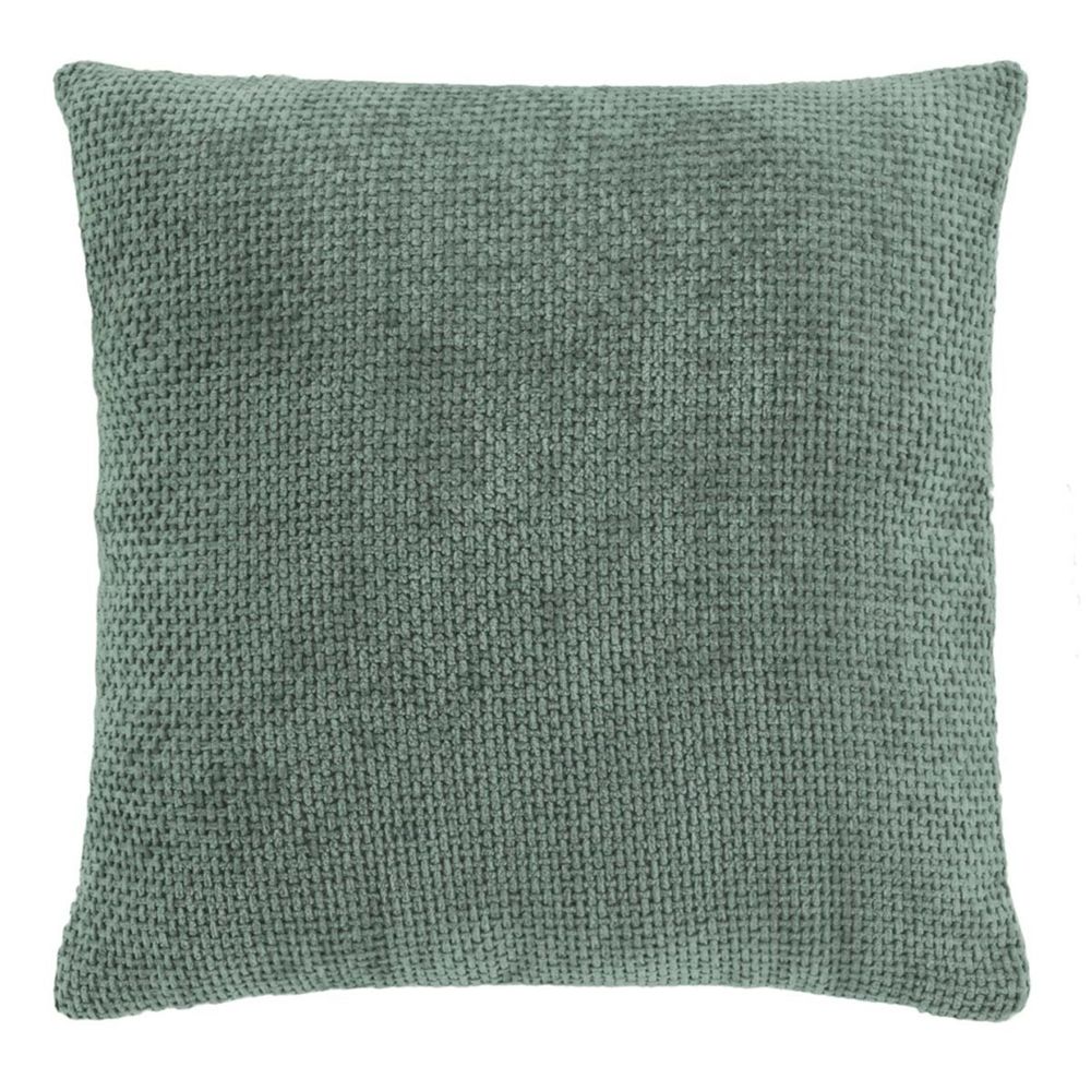 Coussin en velours chenillé 
