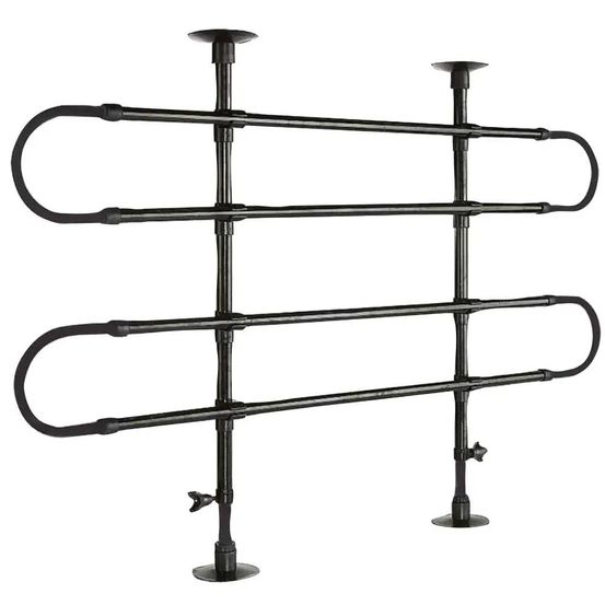 Barre pare-chien métallique ajustable 85-140cm h60-110cm