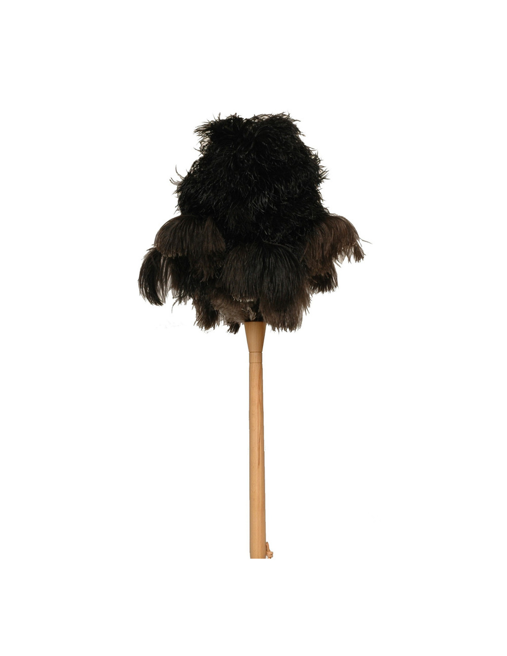 Plumeau pro plumes d'autruche manche bois 64 cm - thomas