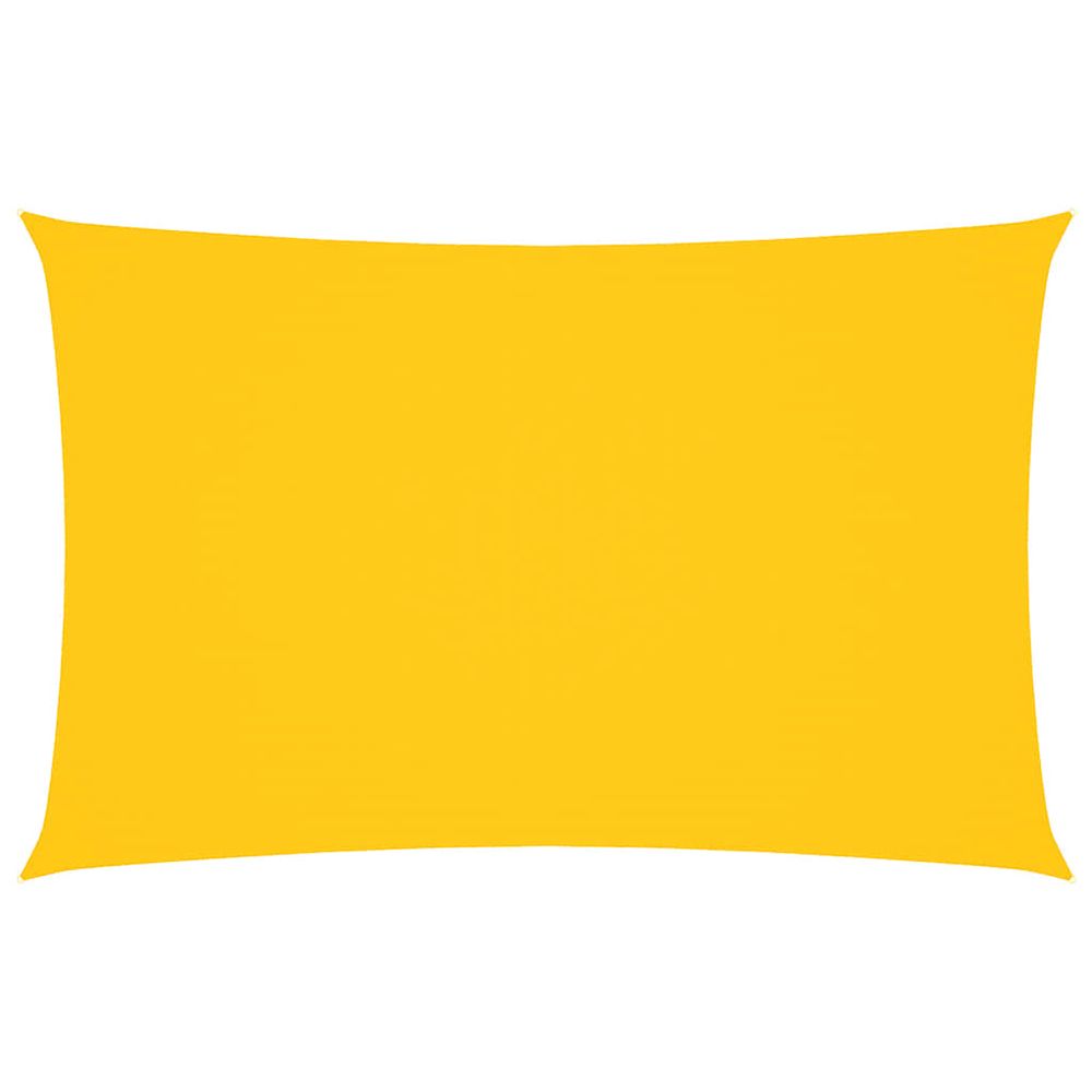 Voile de parasol tissu oxford rectangulaire 5x8 m jaune