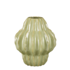Mica decorations - vase en céramique vert clair h28