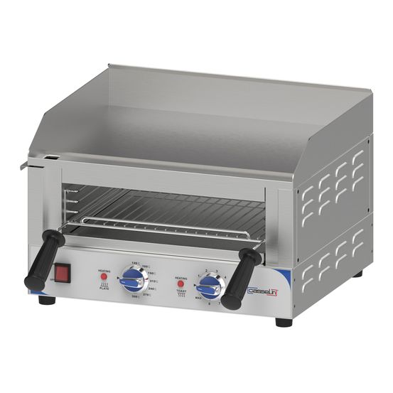Plaque à snacker avec toasteur intégré 520 - casselin