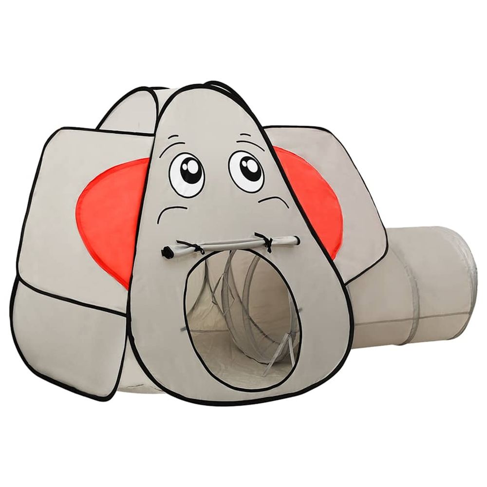 Tente de jeu pour enfants éléphant gris 174x86x101 cm