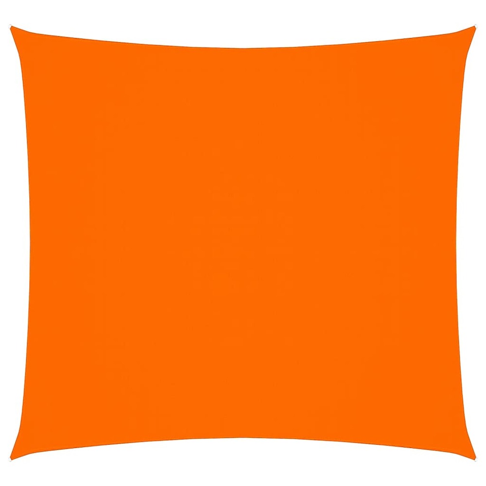 Voile de parasol tissu oxford carré 5x5 m orange
