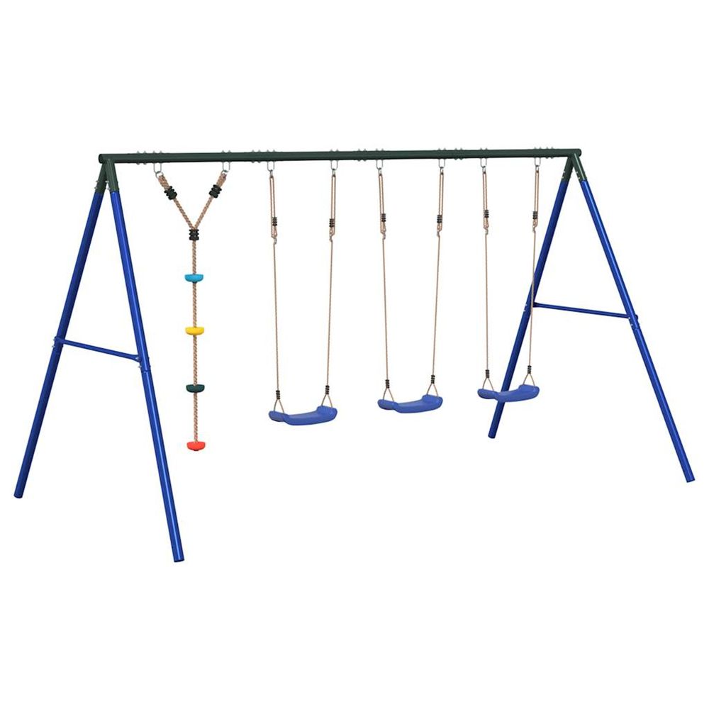 Ensemble balançoire d'extérieur balançoires et corde à disque