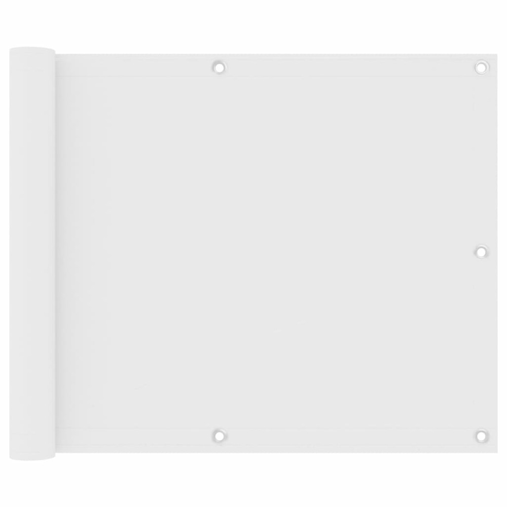 cran De Balcon 75 X 500 Cm Tissu Oxford Blanc Truffaut cran-de-balcon-75-x-500-cm-tissu-oxford-blanc-truffaut