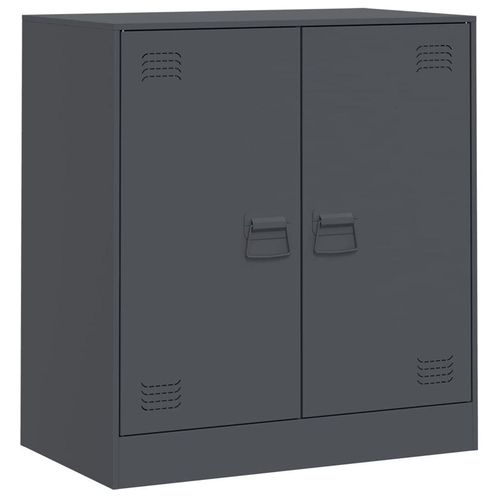 Buffet anthracite 67x39x73 cm acier
